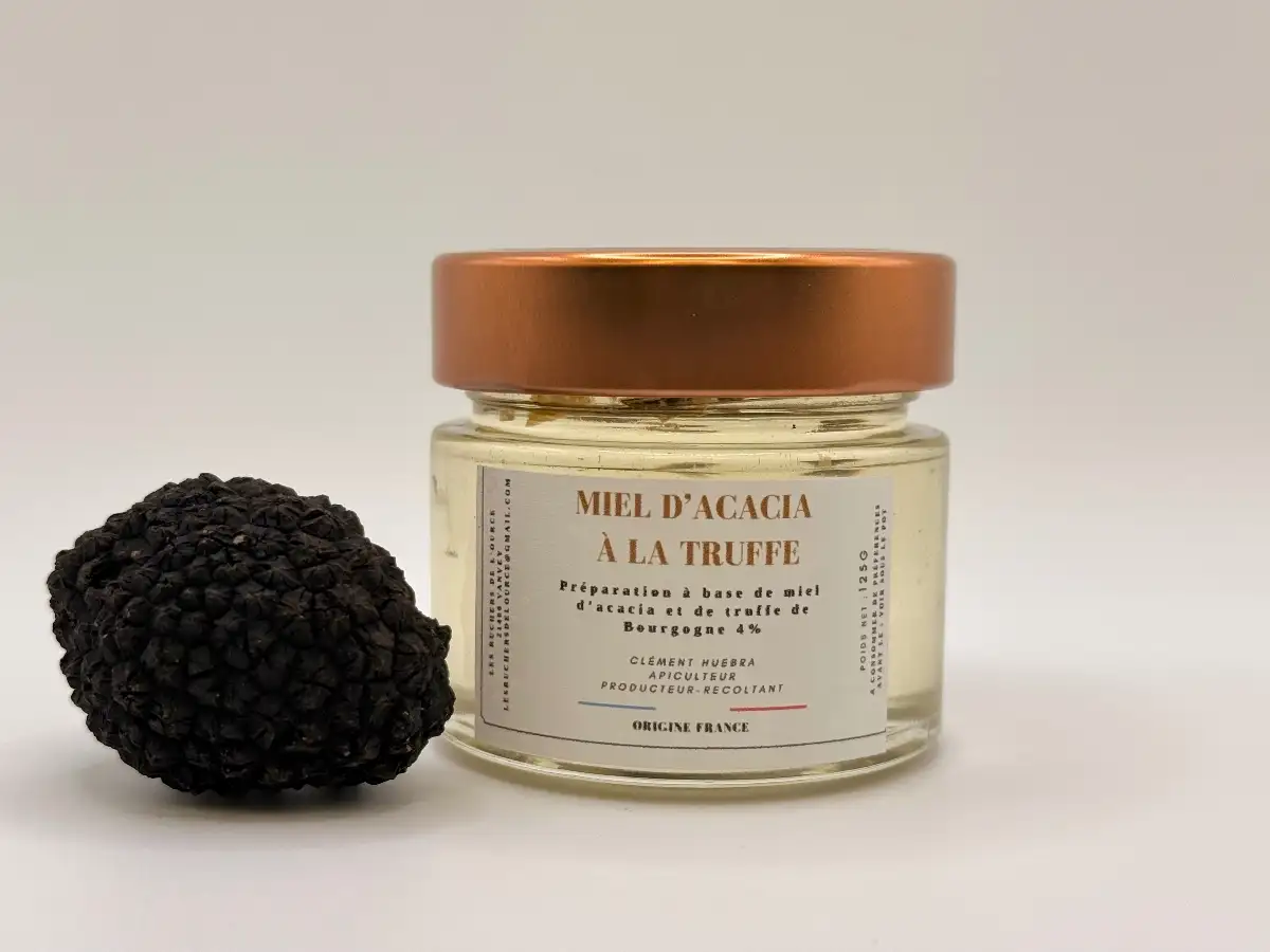Miel d'Acacia à la truffe de Bourgogne